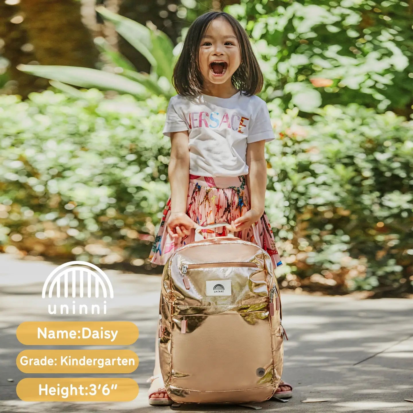 uninni - Bailey Backpack - Metallic Gold