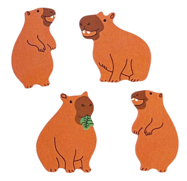 Sticker Garden - Glossy Capybara Sticker Sheet