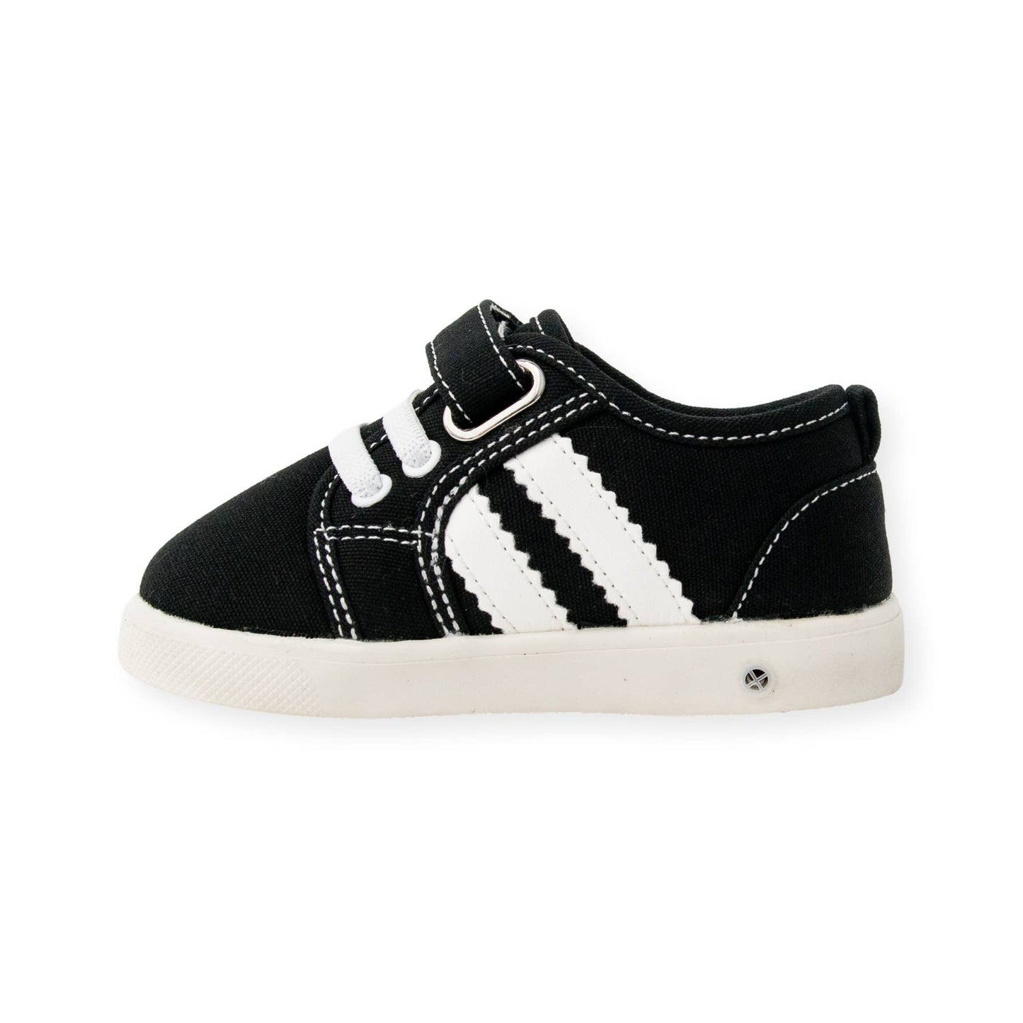 Wee Squeak Andy Black Tennis Shoes