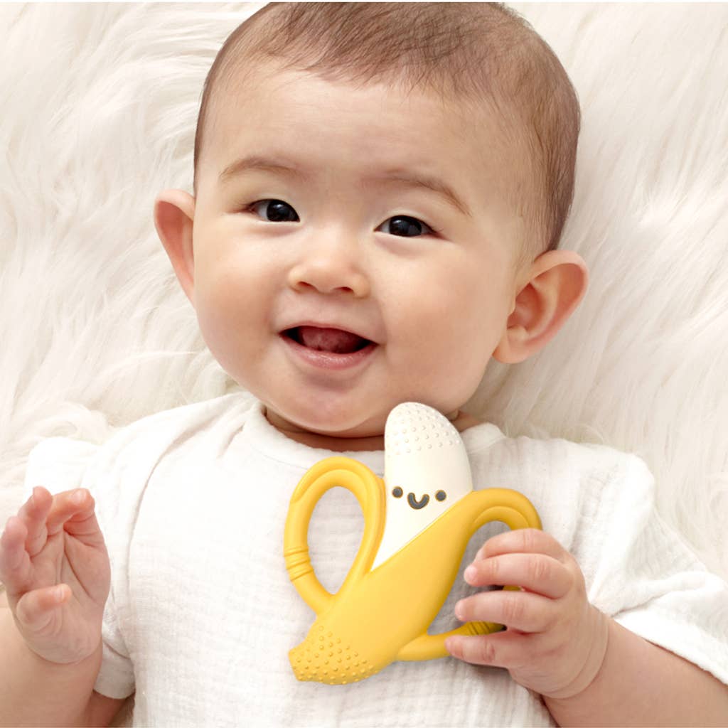 Itzy Ritzy - Silcone Teether Chew Crew: Banana