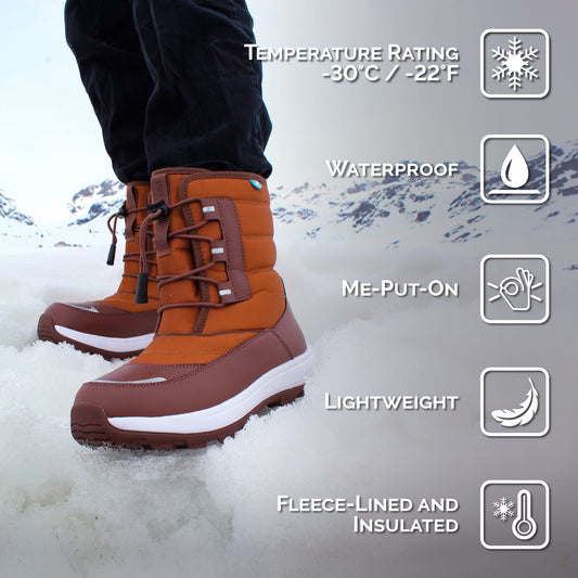 Jan & Jul Toasty-Dry Waterproof Alpine Kids Winter Boots