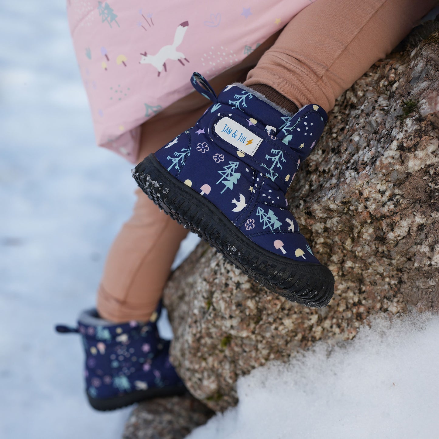 Jan & Jul - Kids Insulated Toddler Ankle Toasty Dry Booties