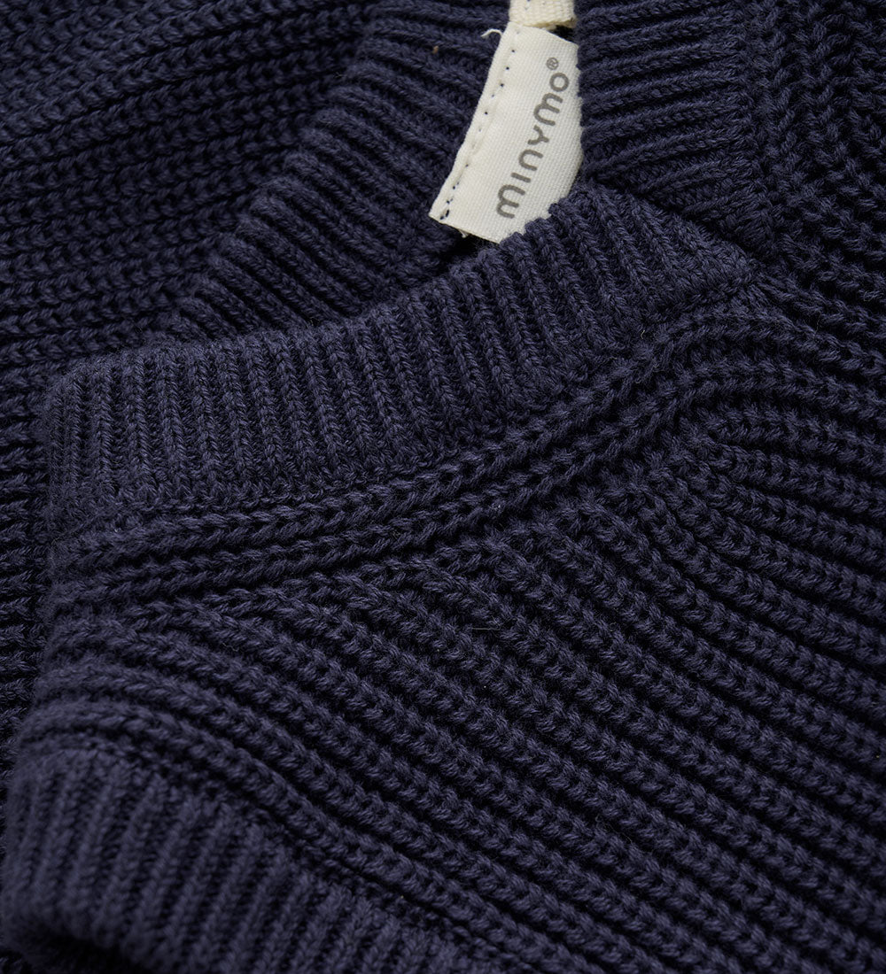 Minymo - 100% Cotton Navy Classic Vest - 5Y