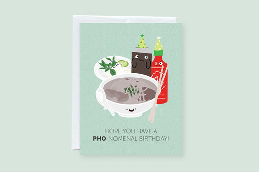 Craftedvan - Have A Pho-nomenal Birthday Card