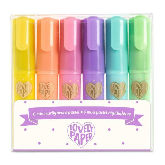 Djeco - Mini Pastel Highlighters 6pcs