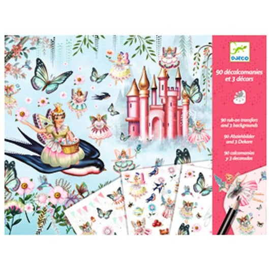 Djeco - Transfer Decals Activity: Fairyland
