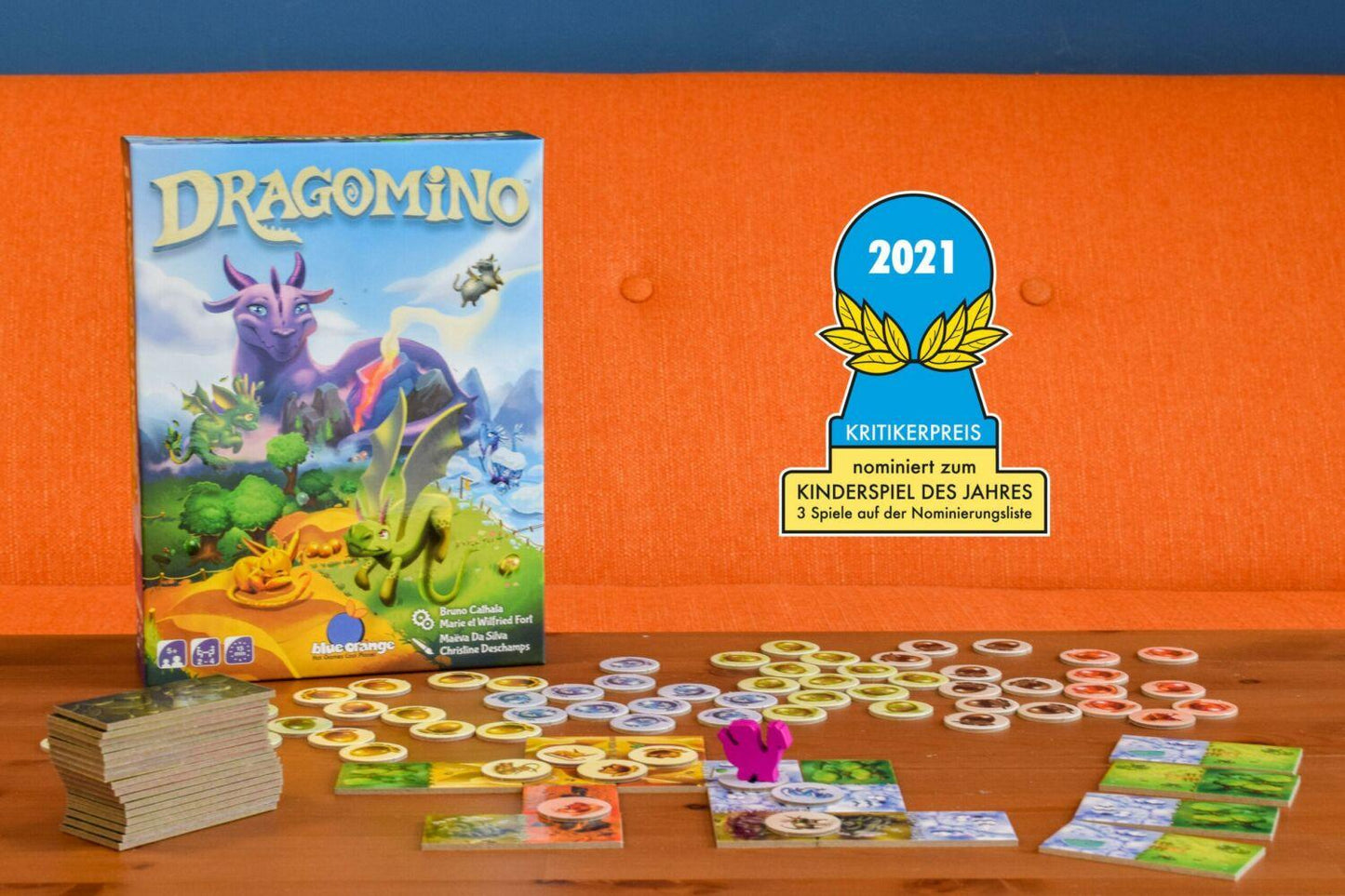Blue Orange Games - Dragomino Tile Game