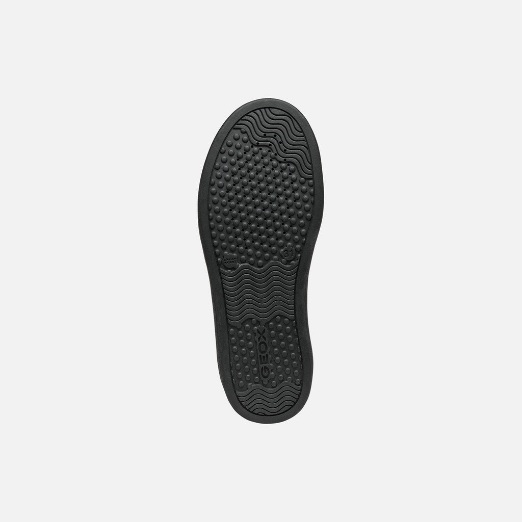 Geox Nashik Boys Uniform Sneakers Shoes Black