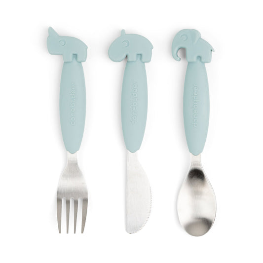 Done by Deer Easy-Grip Cutlery Set Deer Friends