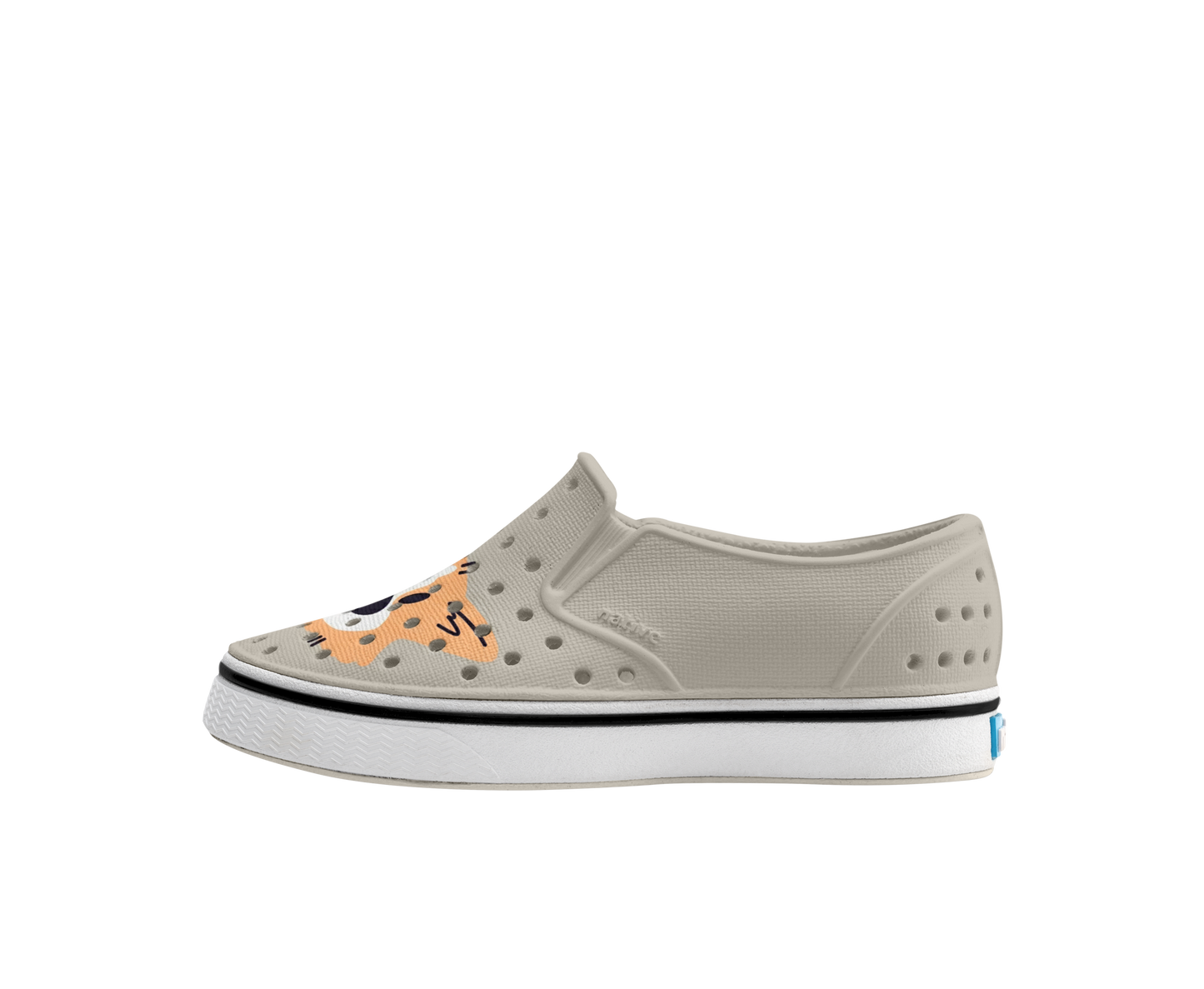 Native Shoes Miles Kids' Block Print Slip-On - Wide Fit