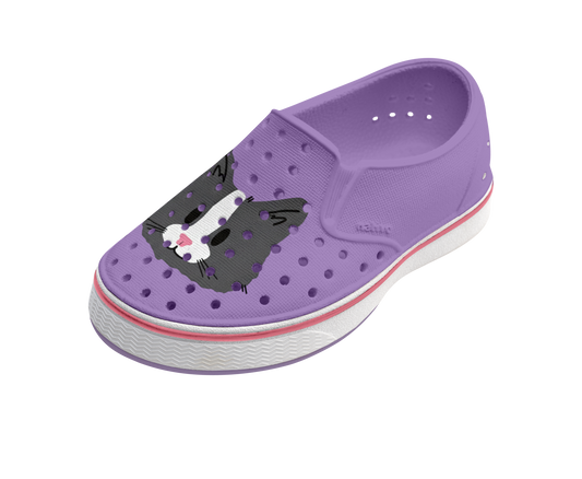 Native Shoes Miles Kids' Block Print Slip-On - Wide Fit