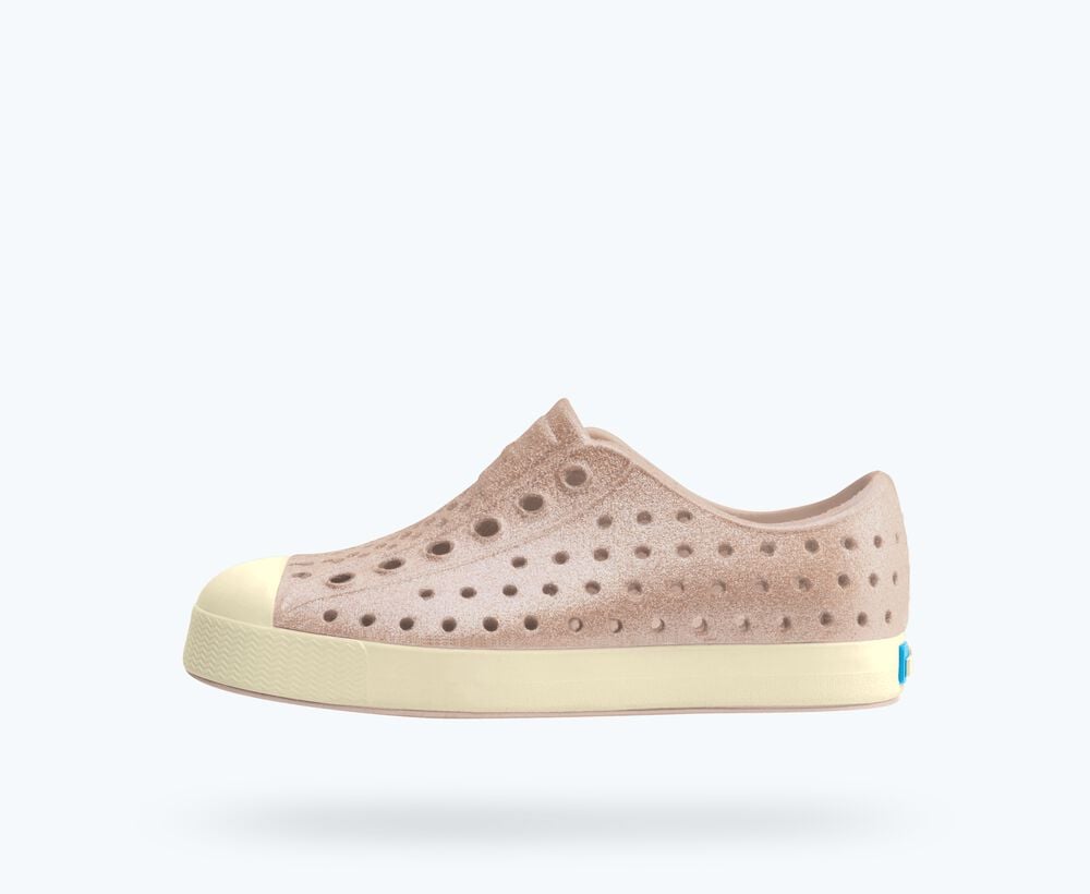 Native Shoes Jefferson Kids' Bio Bling Slip-On - Future Purple Bling