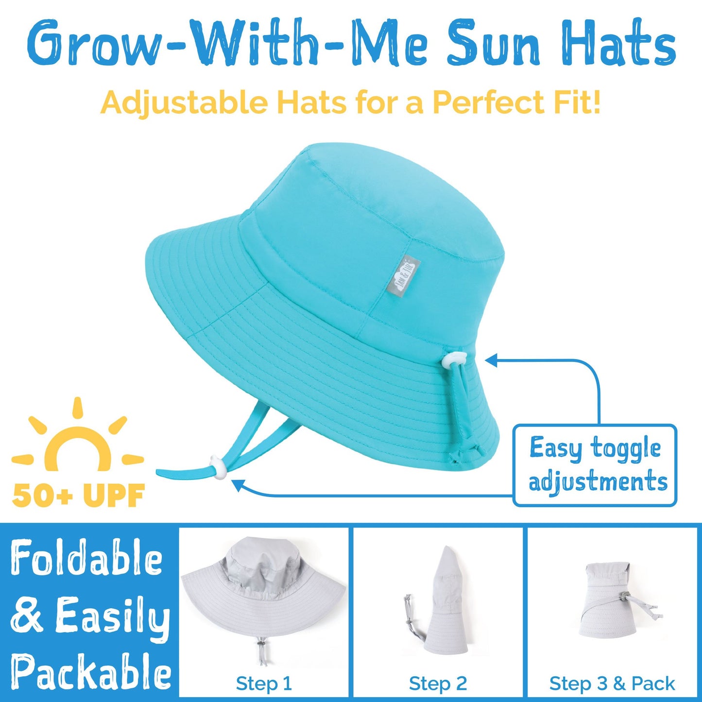 Jan & Jul  - Aqua Dry Water Repellent Bucket Hat