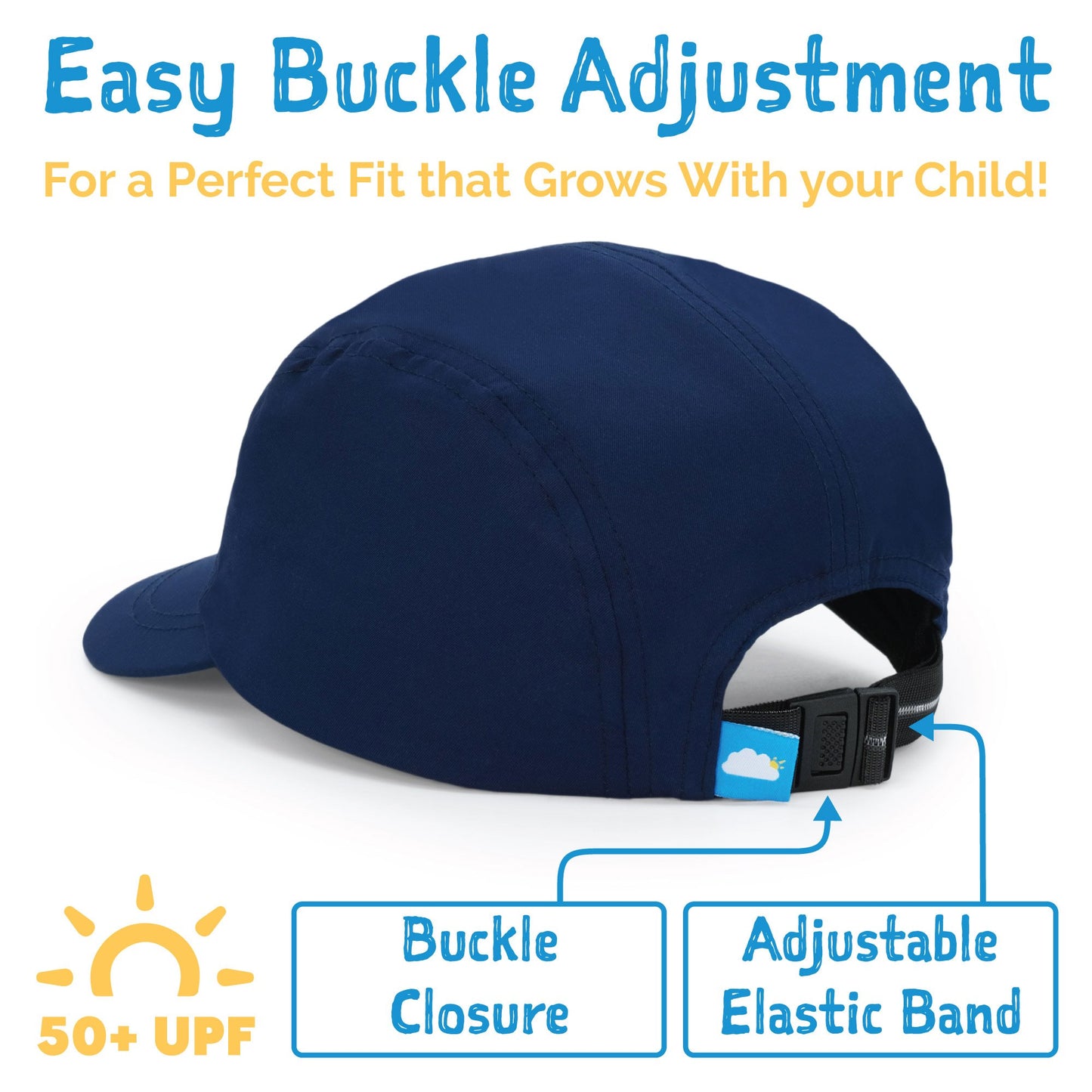 Jan & Jul - Kids Five Panel SunLite Cap