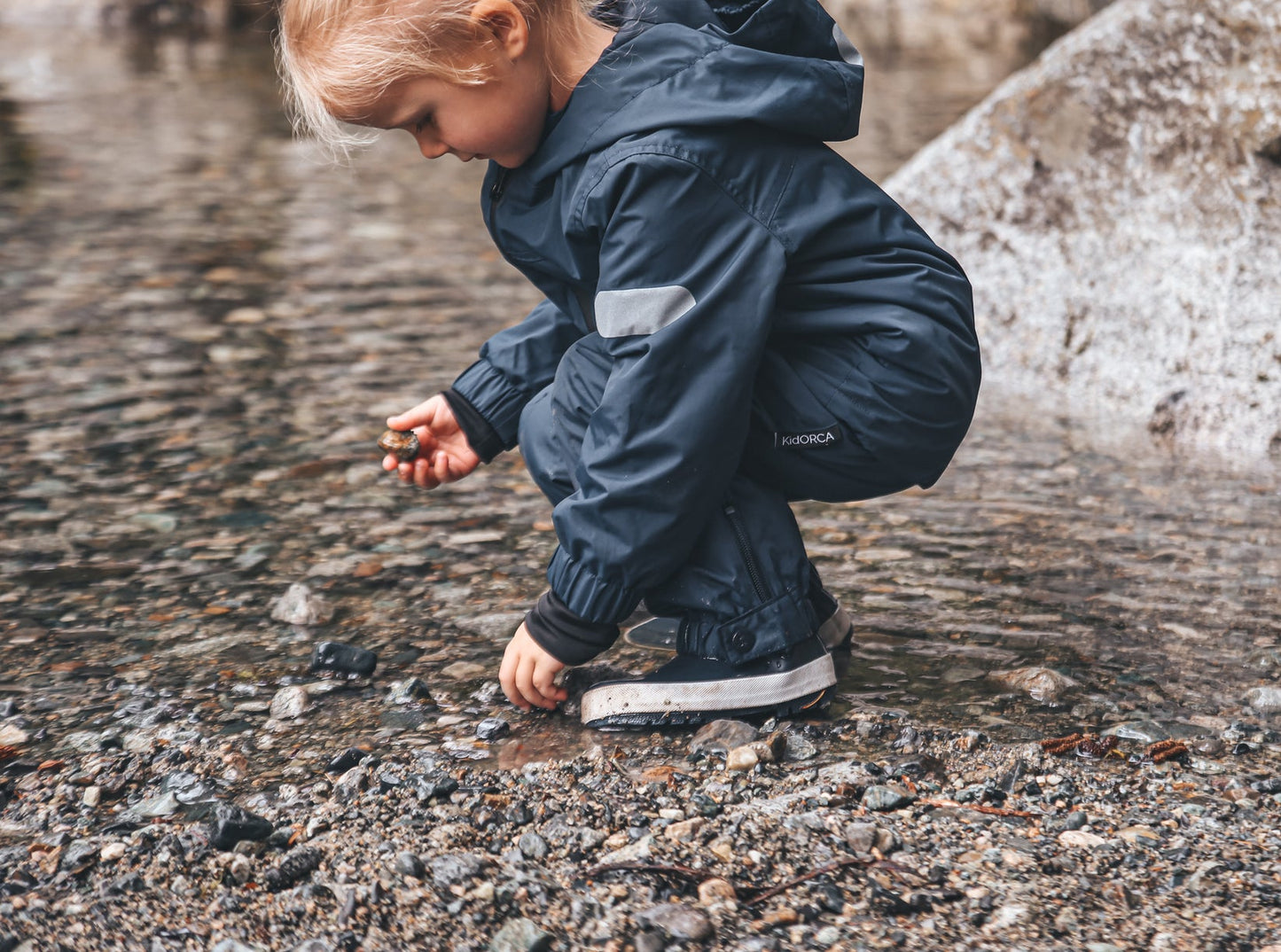 KidORCA - Kids Rain Boots with Above Knee Waders