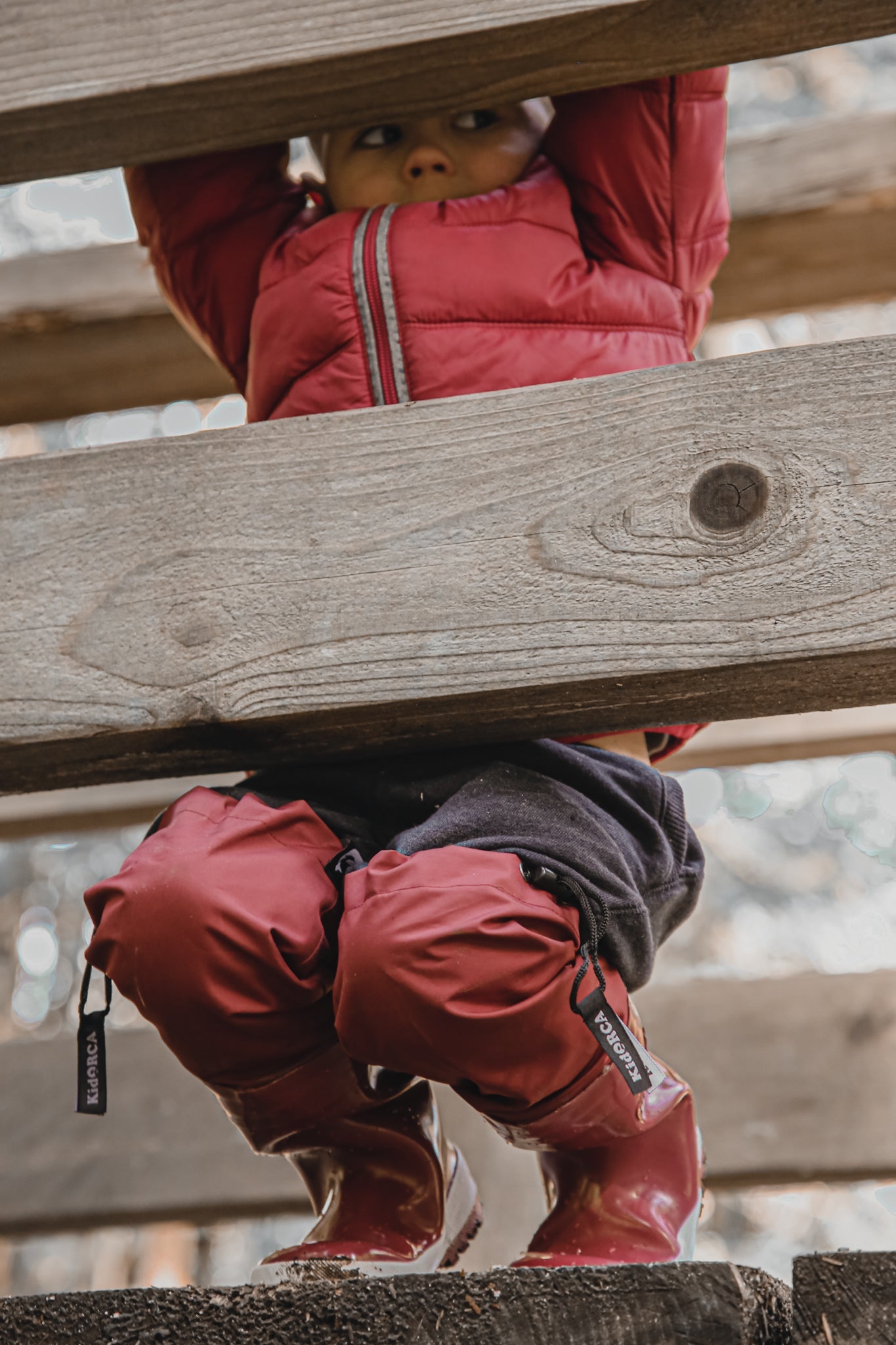 KidORCA - Kids Rain Boots with Above Knee Waders