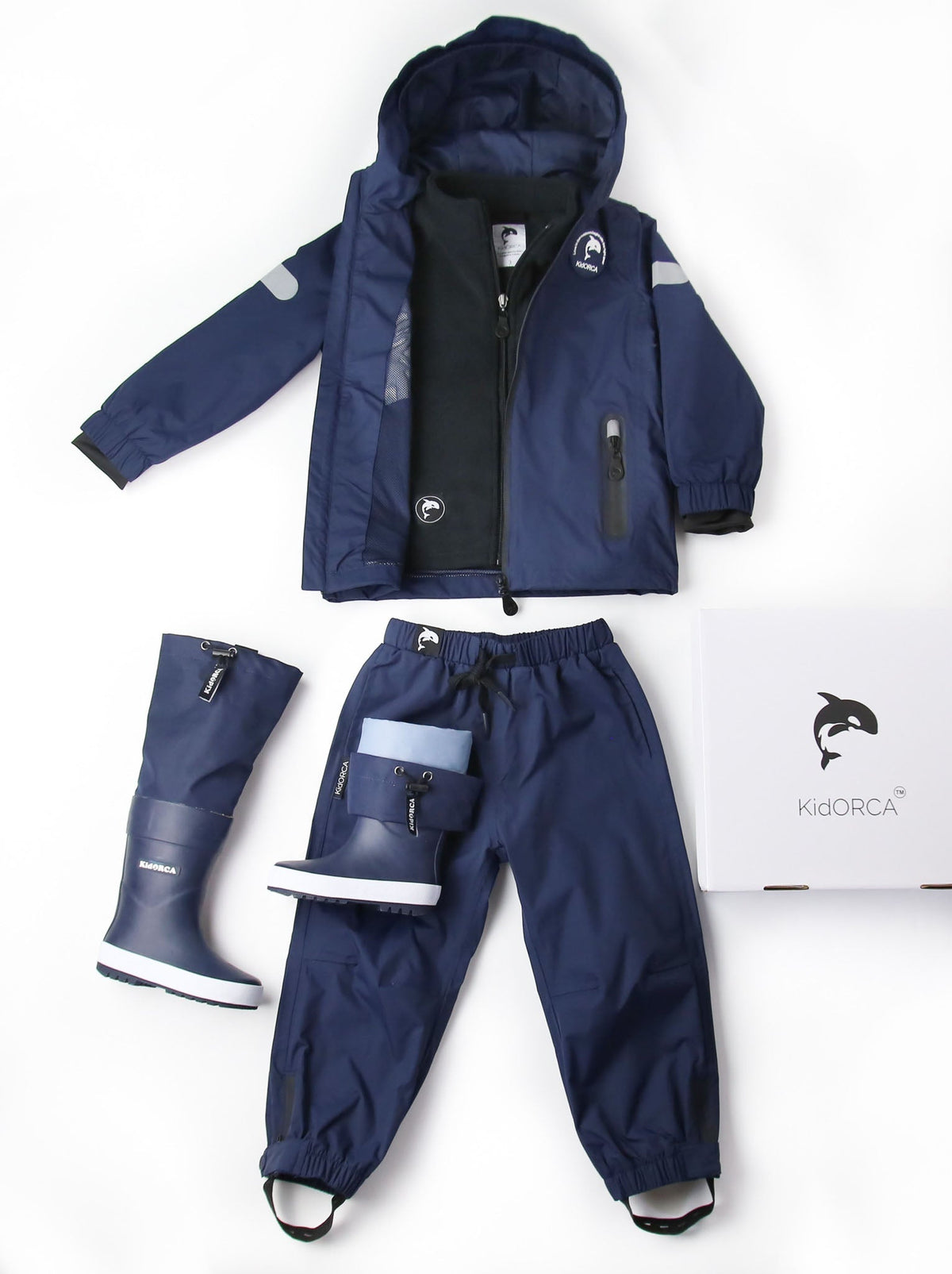 KidORCA - Kids Unlined Rain Jacket