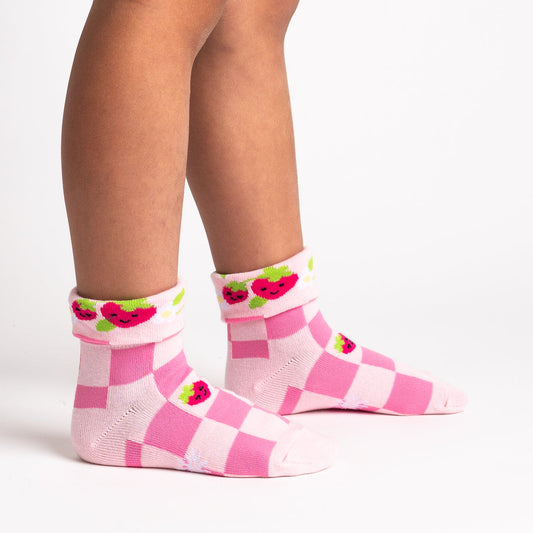 Sock It To Me - Youth Turn Cuff : Berry Cute