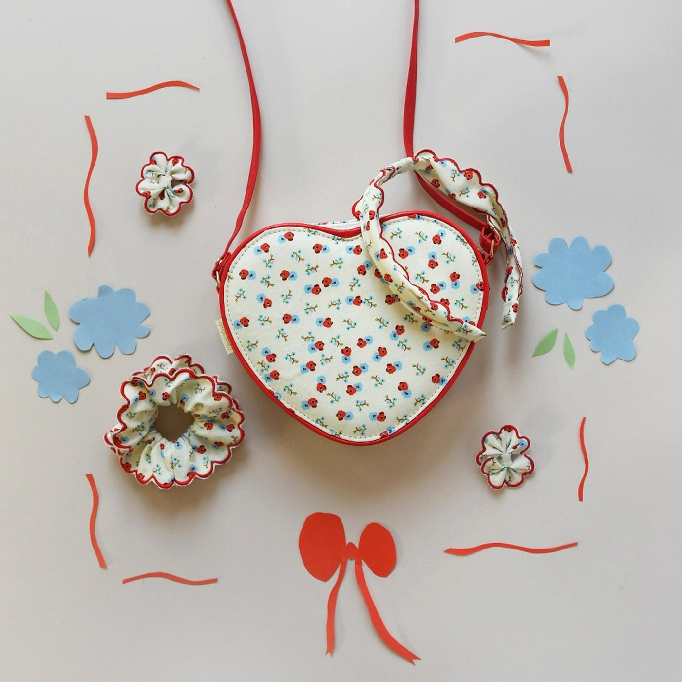 Rockahula Martha Ditsy Floral Heart Bag