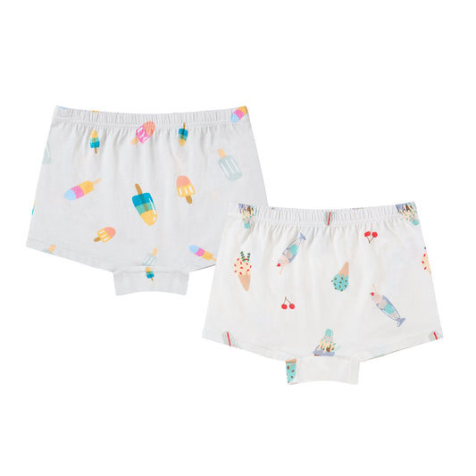 Nest Design - Bamboo Girls Boy Short Underwear (2 Pack) - Sweet Treats