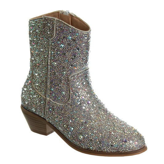Badgley Mischka - Girls’ Sparkly Cowgirl Boots