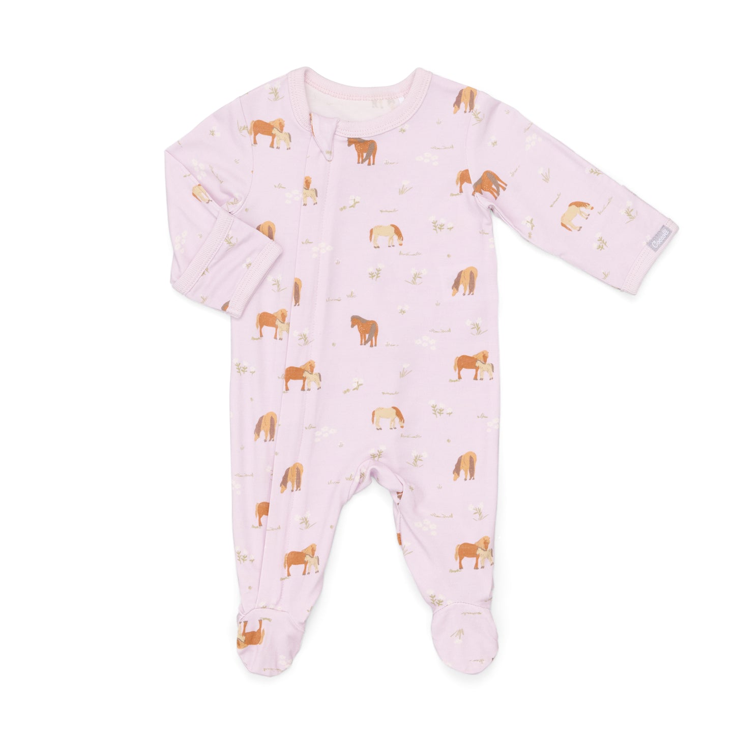 Coccoli - Long Sleeve Modal Zipper Footie - 1M