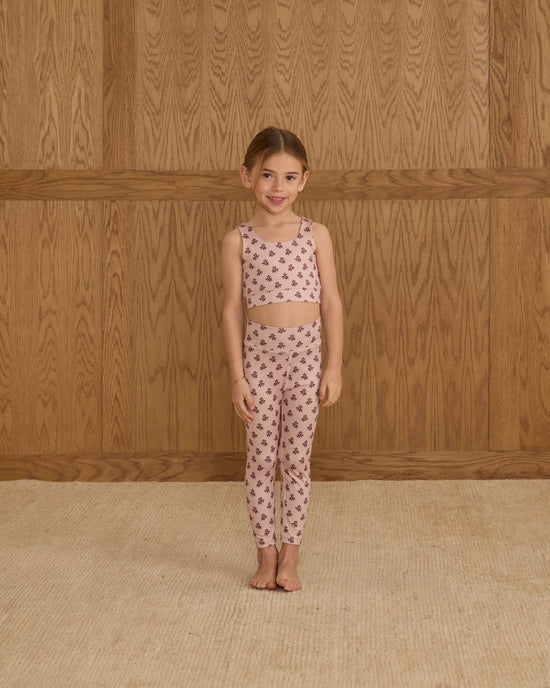 Rylee + Cru - Basic Legging - Blush Fleur