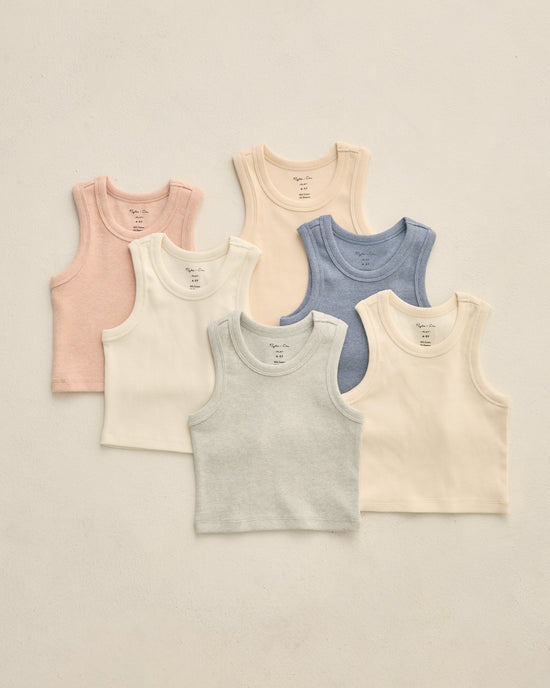 Rylee + Cru Ribbed Tank Set of 2