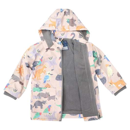 Korango Australian Animal Raincoat Beige