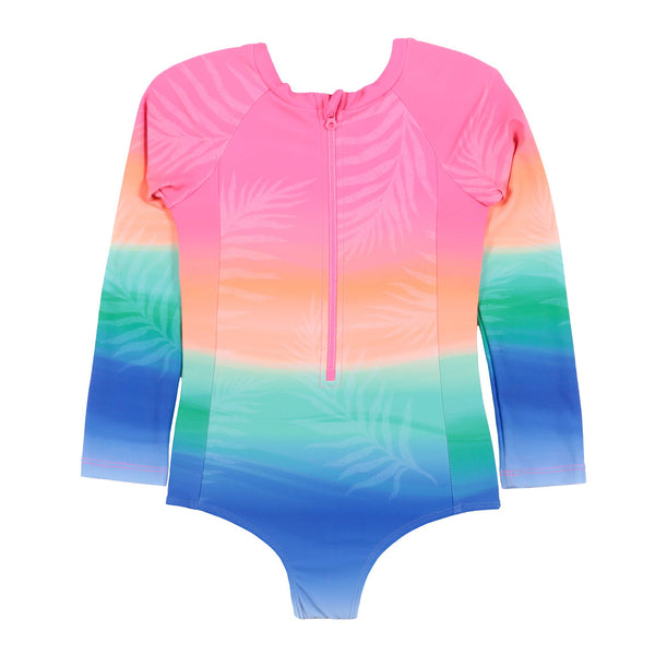 NANO Girls' One-Piece UV Swimsuit