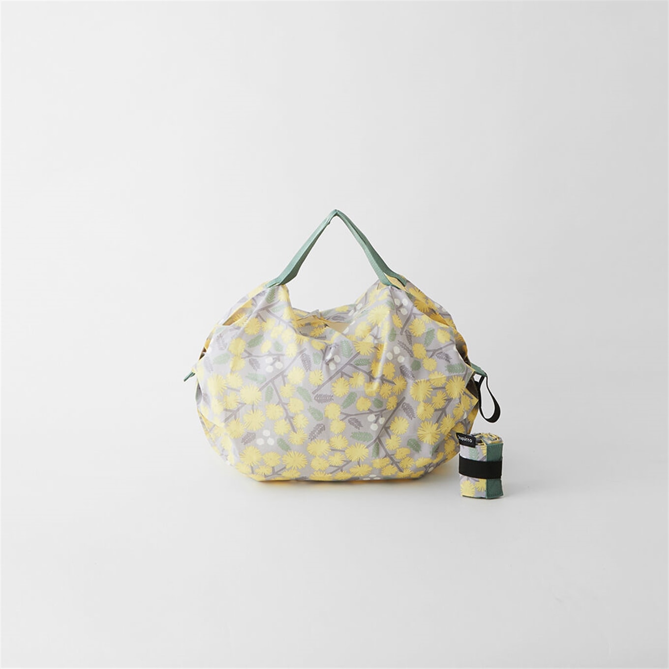 Shupatto Compact One-Pull Foldable Bag - Print - S