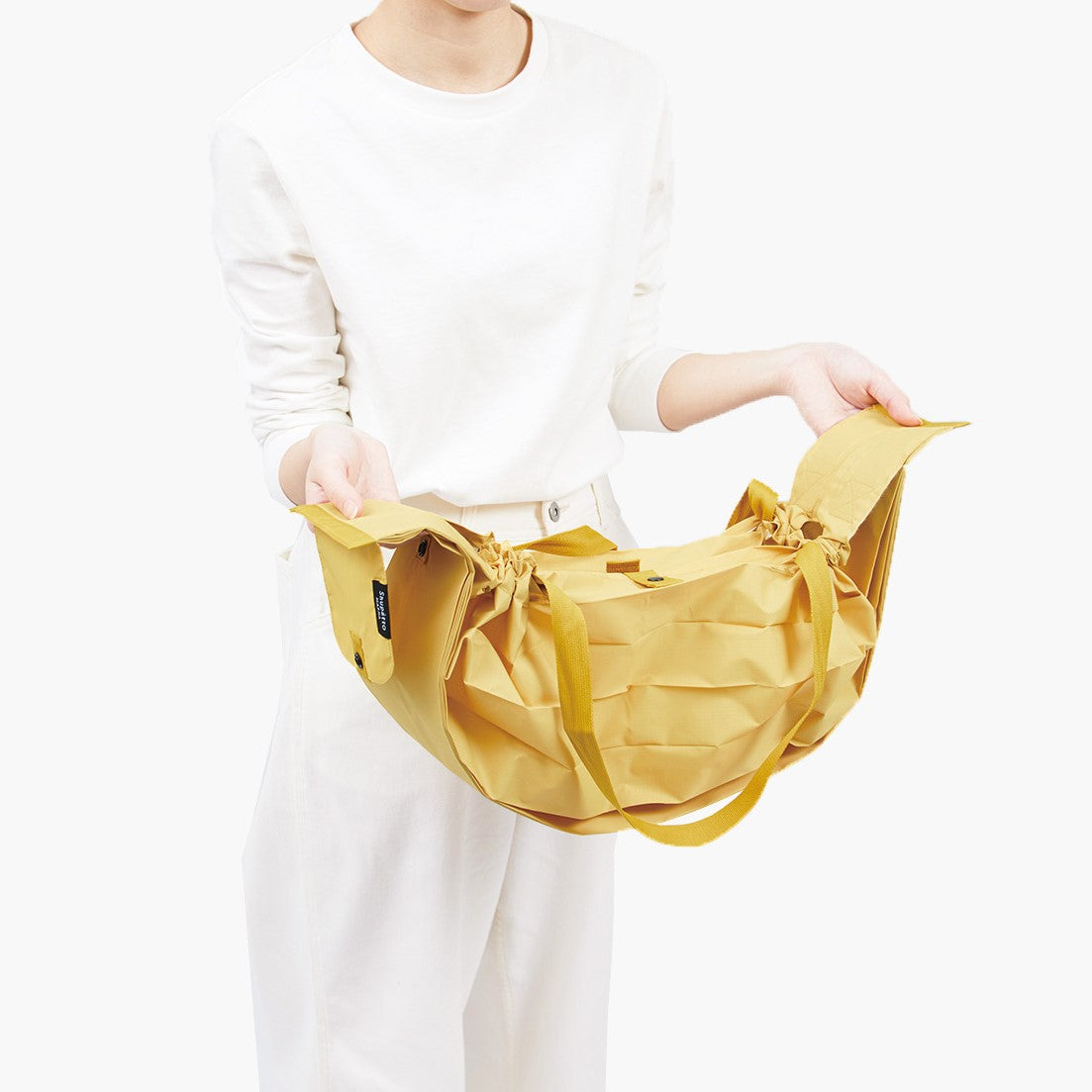Shupatto Compact One-Pull Foldable Bag - Solid - L