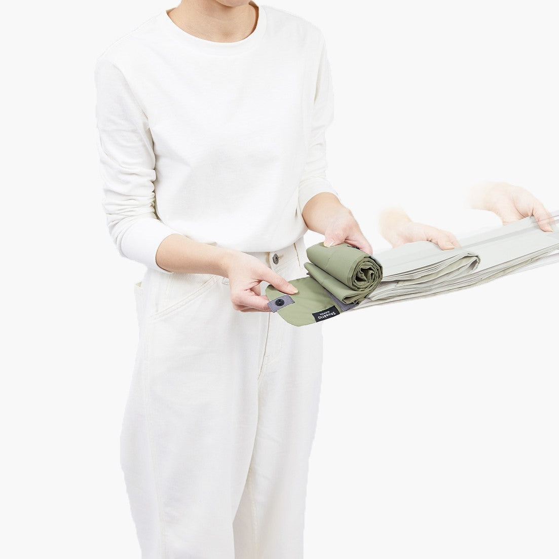 Shupatto Compact One-Pull Foldable Bag - Solid - L