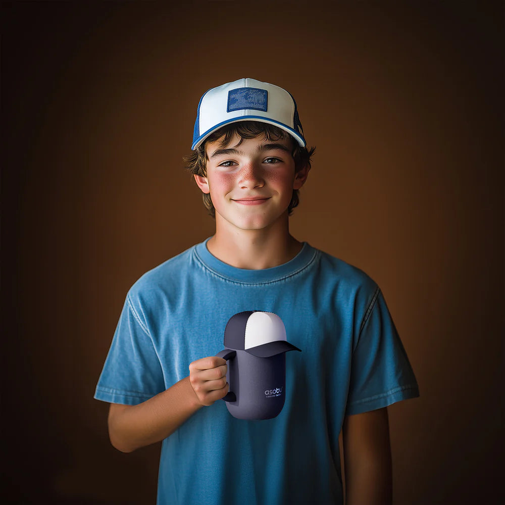 Asobu - Happy Hats Trucker Cap 12 Ounce - Black