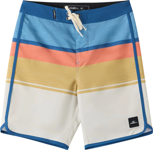 O'Neill Lennox Scallop 16' Boardshort - Lt Khaki