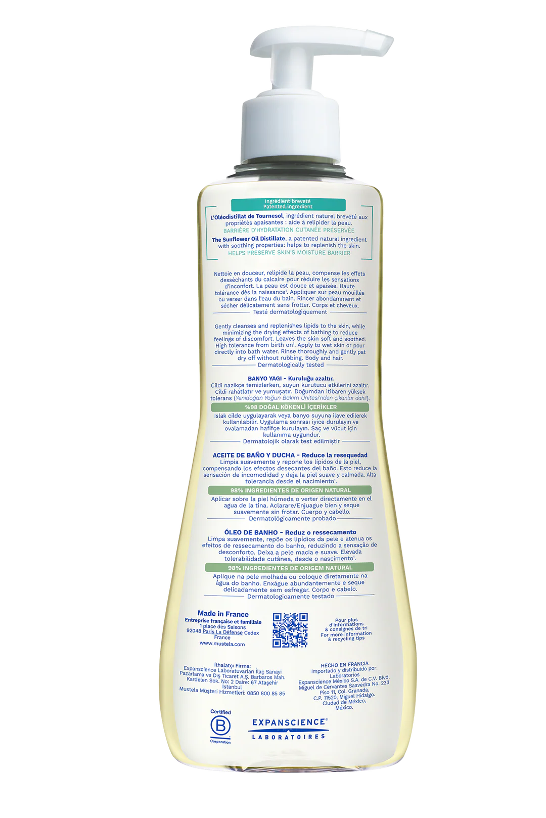 Mustela - Stelatopia Cleansing Oil with Organic Sunflower