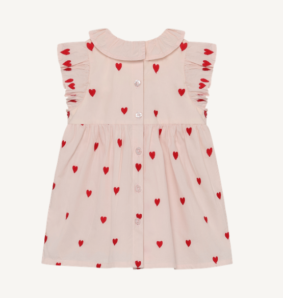 Minymo - Infant Embroidered Heart Dress