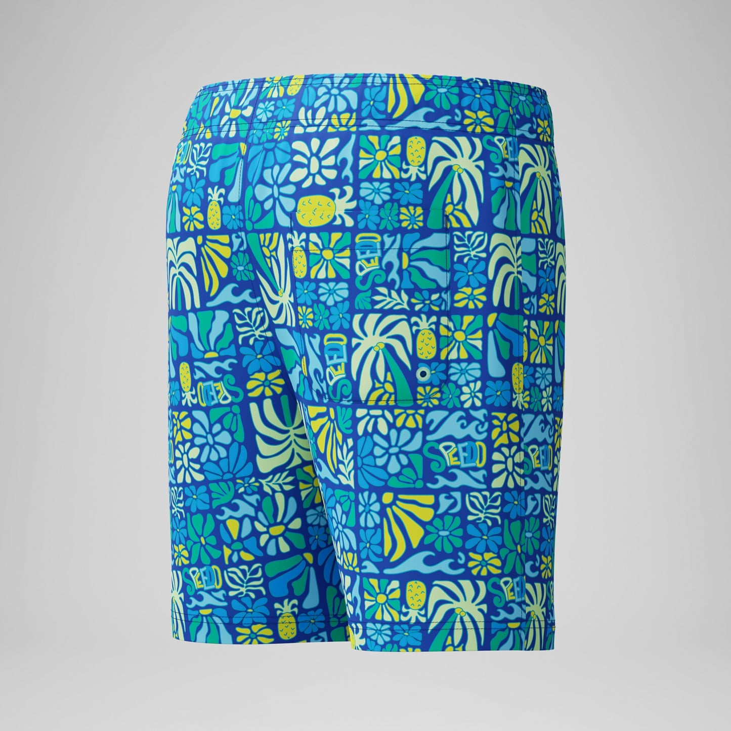 Swim pants Blue Flower 3
