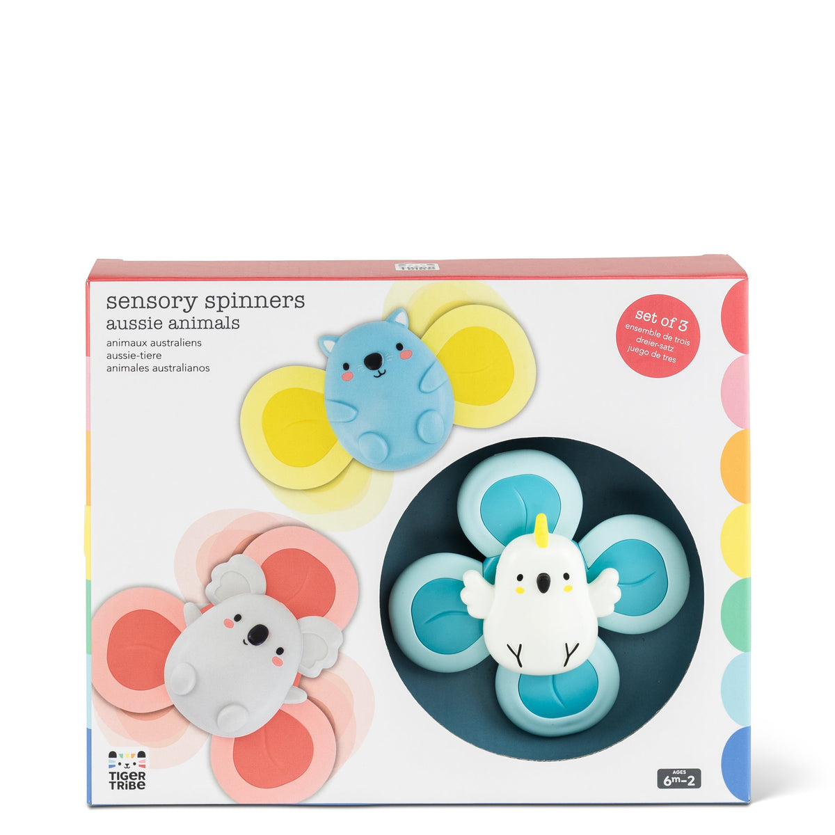 Tiger Tribe Sensory Spinners Aussie Animals