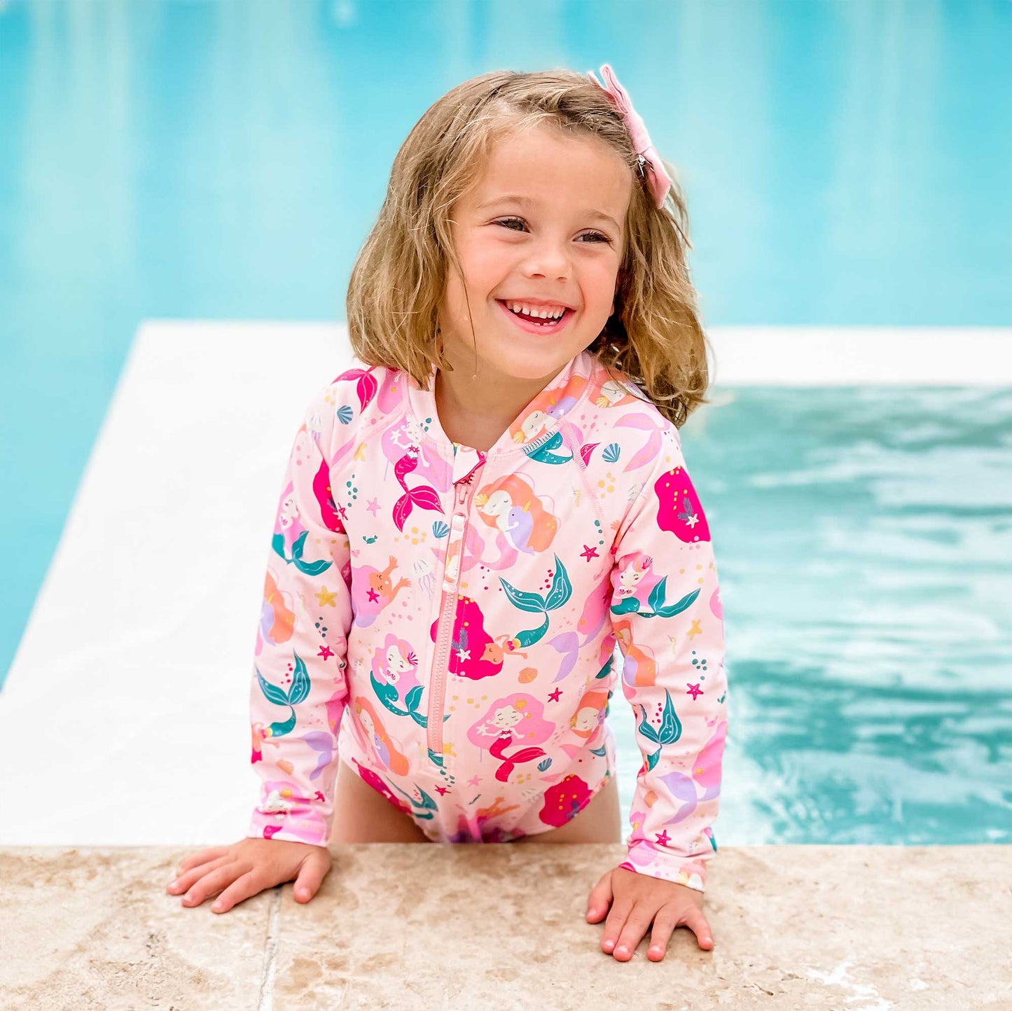 Jan & Jul - One Piece Long Sleeve Swimsuit