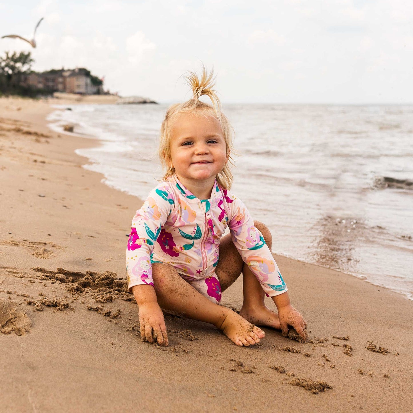 Jan & Jul - One Piece Long Sleeve Swimsuit