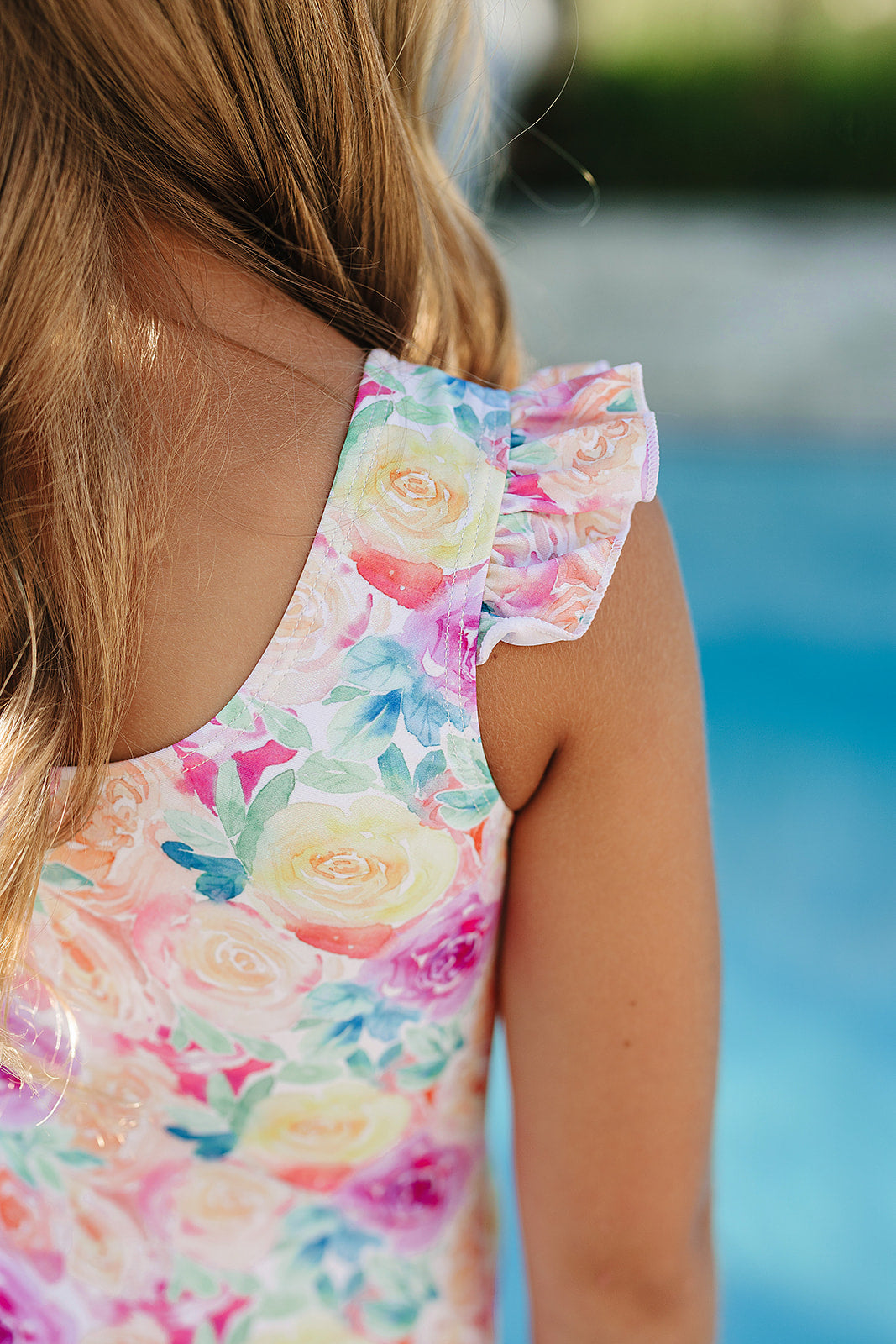 Current Tyed - Ruffle Shoulder One Piece