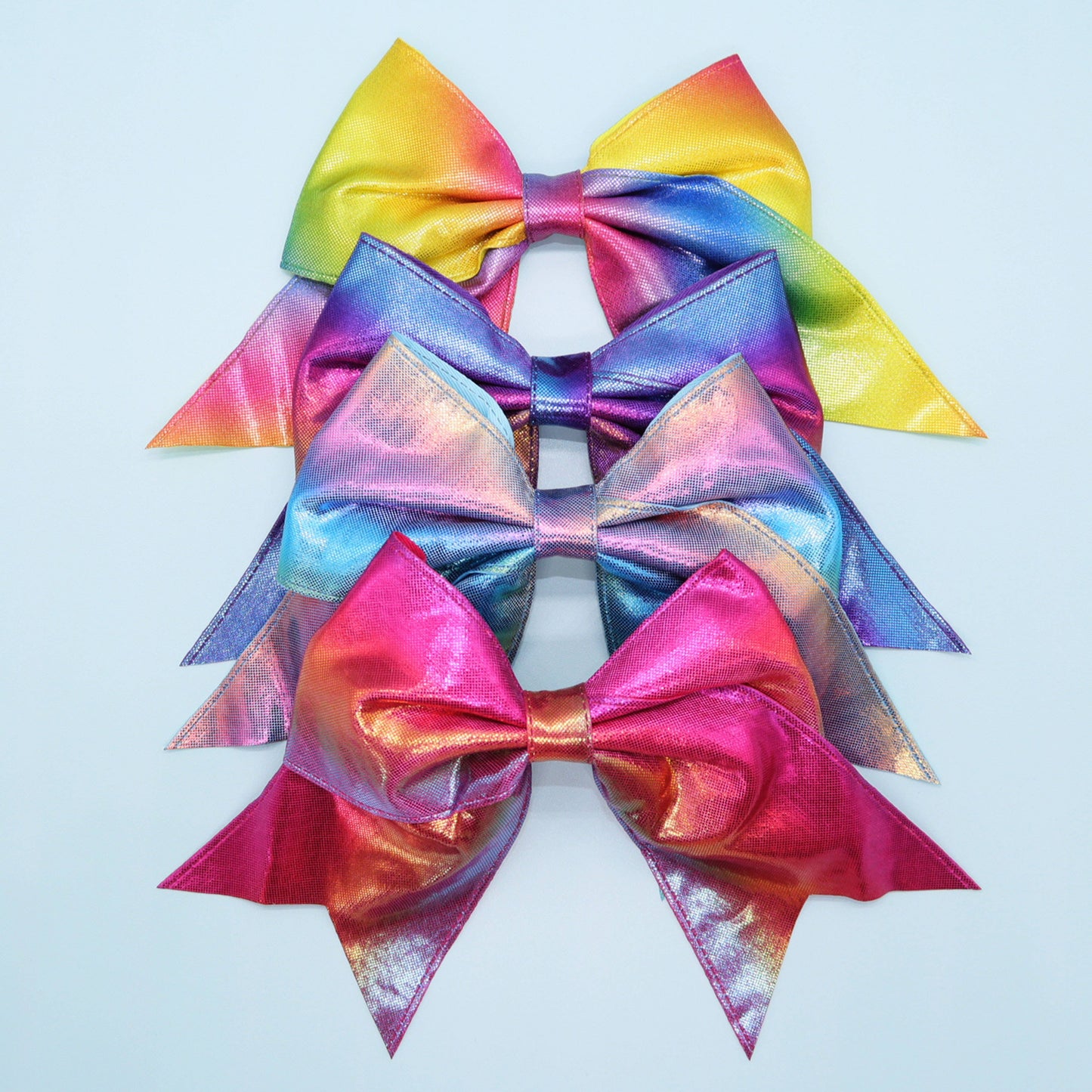 Frog Sac Large Mermaid Hair Bows, 4-Pack