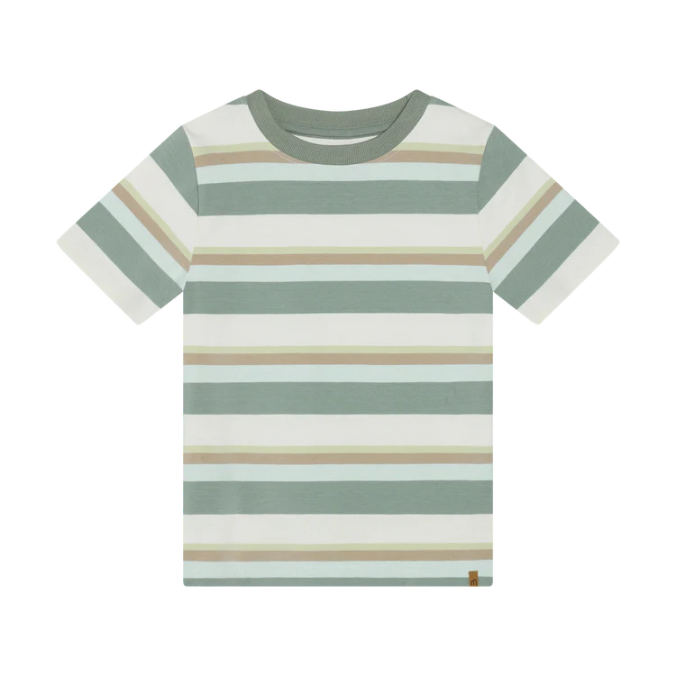 Minymo - Striped Short Sleeve T-Shirt