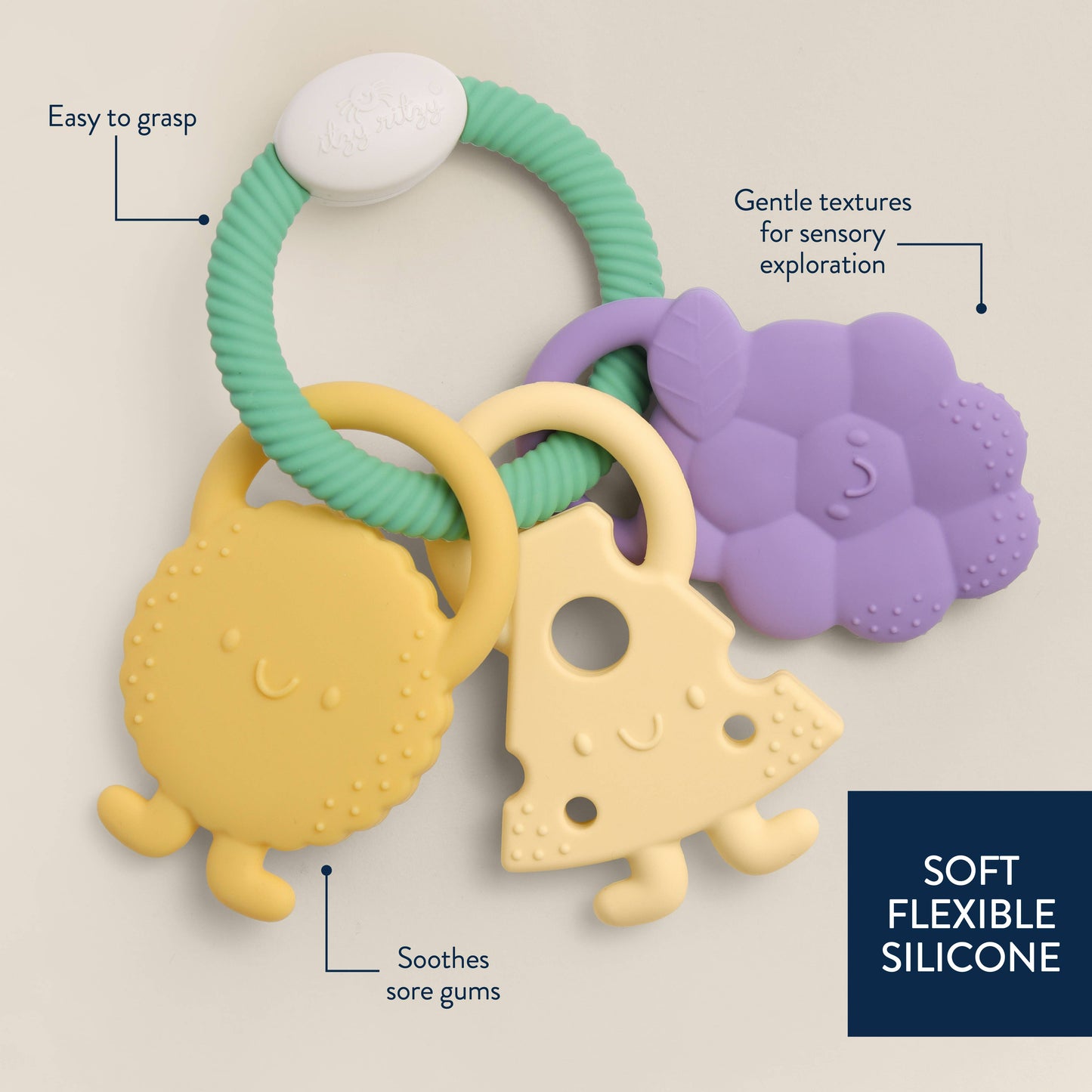 Itzy Ritzy - Itzy Trio Silicone Teether