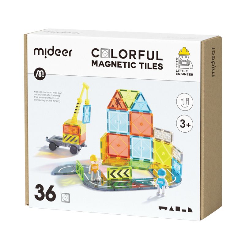 Mideer Magnetic Building Blocks: Little Architect 36 Pieces