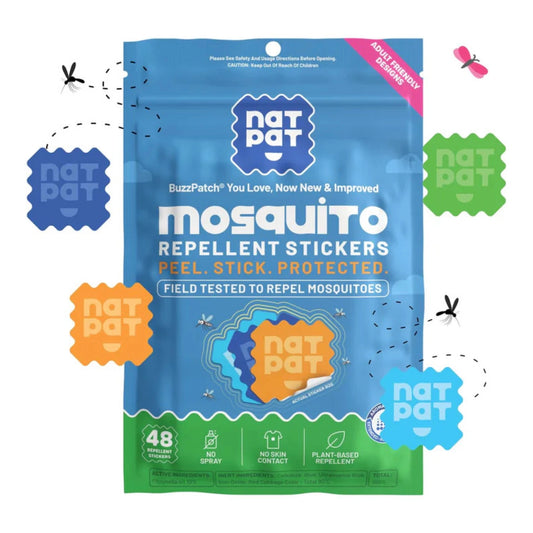 NATPAT Adult BuzzPatch Mosquito Repellent Patches