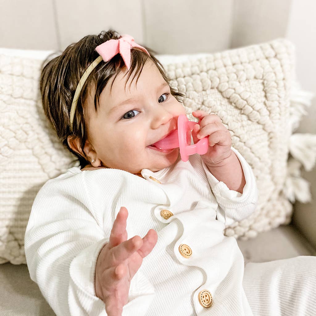 Itzy Ritzy - Teensy Teether Soothing Silicone Teether: Diamond