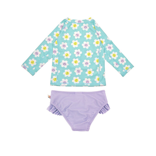 ZOOCCHINI - Rashguard Swim Top + Bikini Bottom Set