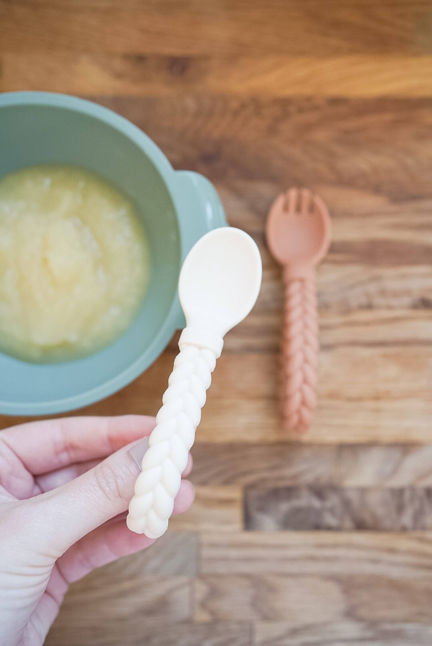 Itzy Ritzy - Sweetie Spoons + Fork Set: Mint